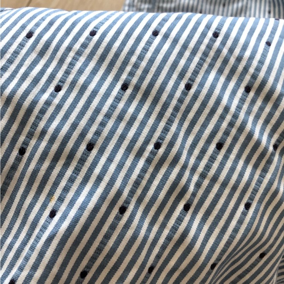 Hiltl Dot Stripe Dress Pants in Light Blue Made in Germany Size 52 / US Size 36 - Picture 5 of 12